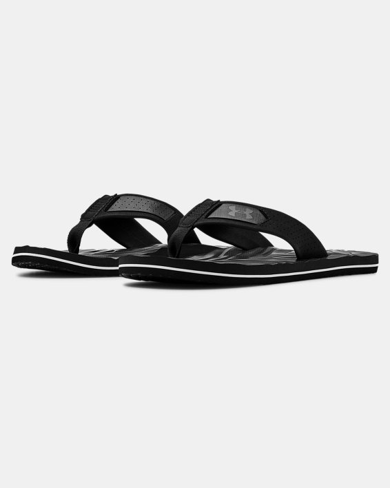 Men's UA Marathon Key IV Sandals, Black, pdpMainDesktop image number 3
